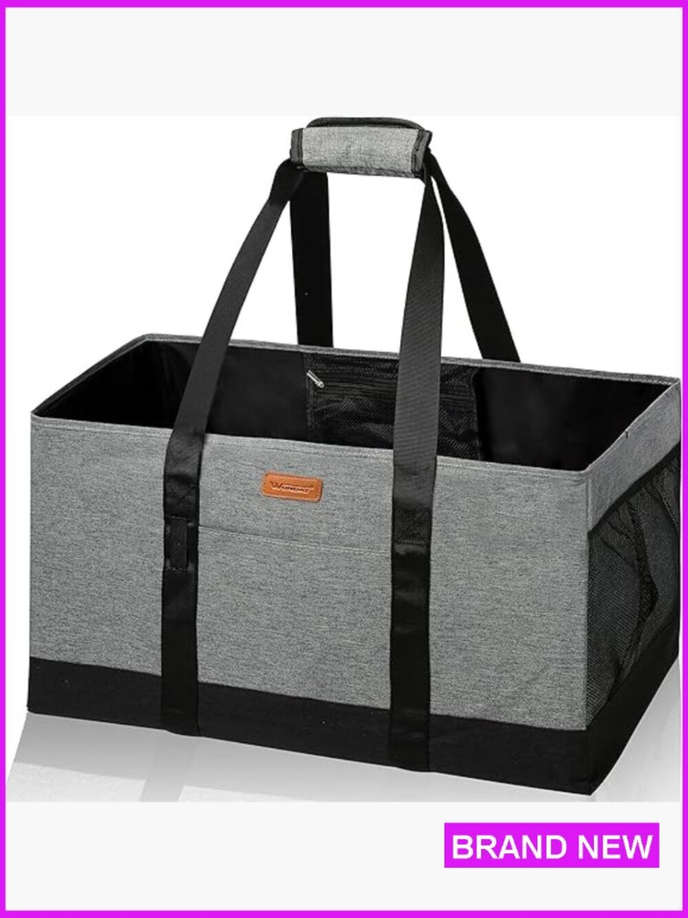 Extra Large Foldable Grocery Tote Bag with Handles - Reusable Shopping Tote for